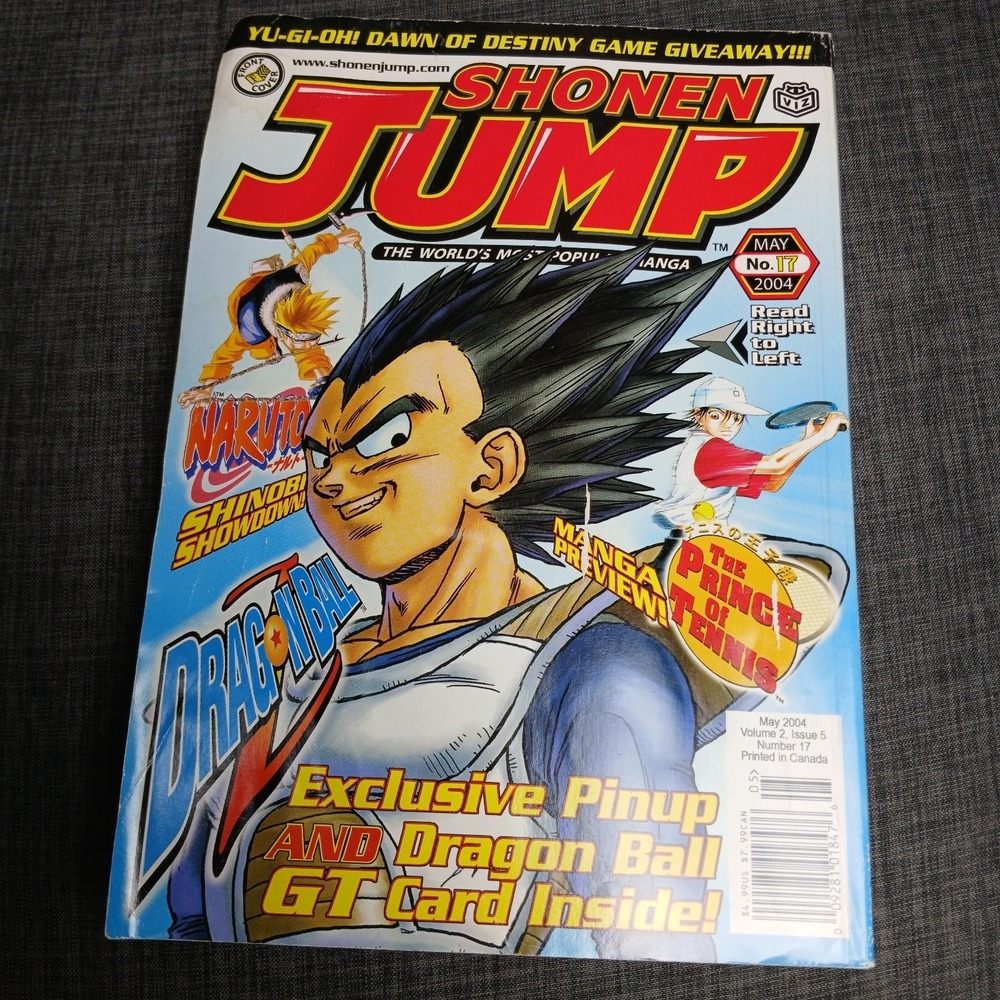 Shonen Jump Magazine May 2004 Vol. 2 Issue 5 #17 (No Card) Poster Dragon Ball-TA - Picture 1 of 10